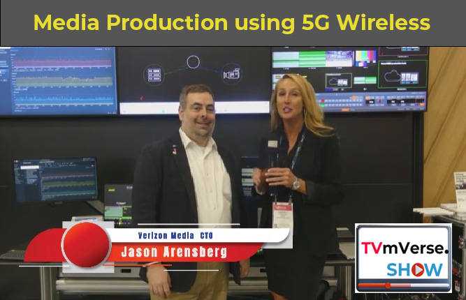 Media Production using 5G Wireless Jason Arensberg Interview at NAB 2024