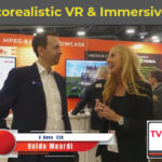 Guideo Meardi CEO of V-Nova explaining Photorealistic VR and Immersive XR at NAB 2024